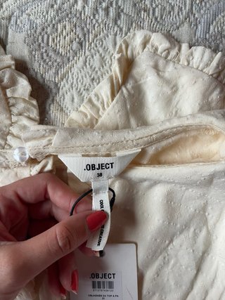 Blusa Object Beige