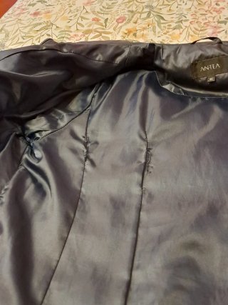 Anorak plumífero azul marino