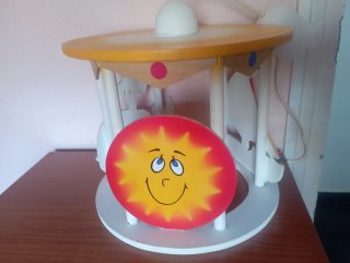 Lámpara infantil barco de vela