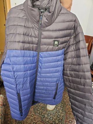 Chaqueta Boriken Hombre Talla XL Azul/Gris