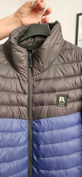 Chaqueta Boriken Hombre Talla XL Azul/Gris