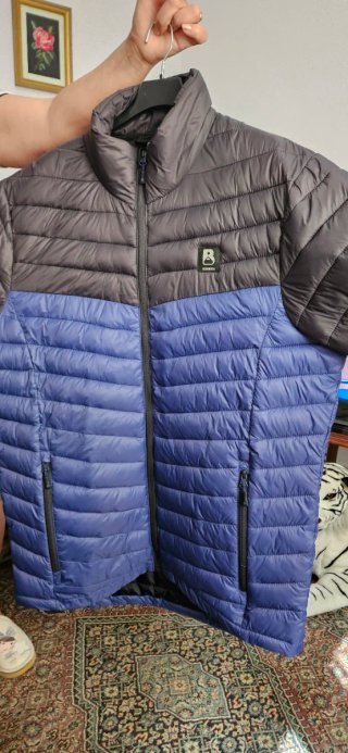 Chaqueta Boriken Hombre Talla XL Azul/Gris