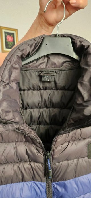 Chaqueta Boriken Hombre Talla XL Azul/Gris