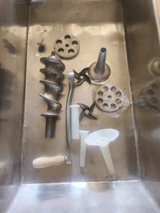 Máquina para hacer chorizos artesanos