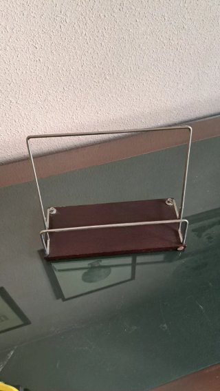 Atril sencillo madera y metal