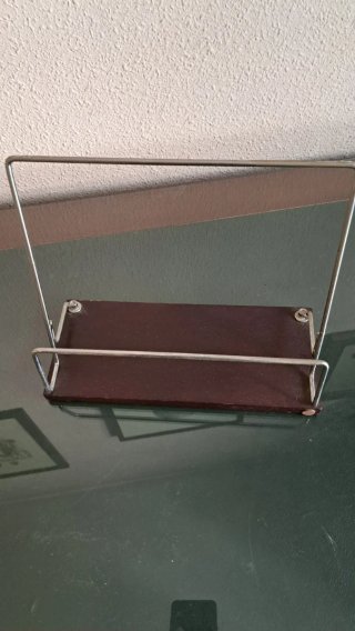 Atril sencillo madera y metal