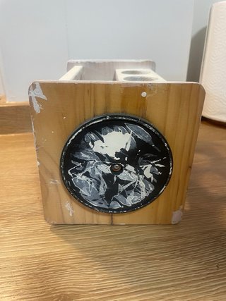 Especiero de madera blanco