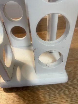 Especiero de madera blanco