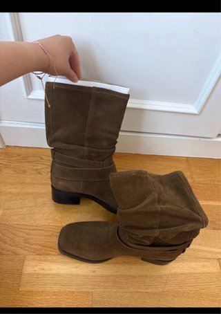 Botines de piel marrones