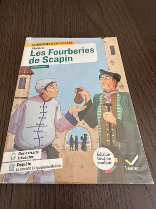 Libros 5eme Liceo Francés Moliere (diez libros)