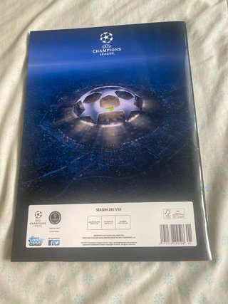 Álbum Topss. Champions League 2017-2018.Completo