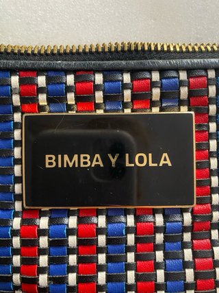 Bolso Bimba y Lola Piel Azul y Rojo