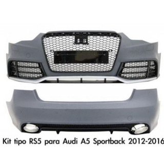 Kit completo tipo RS5 para Audi A5 Sportback 2012-