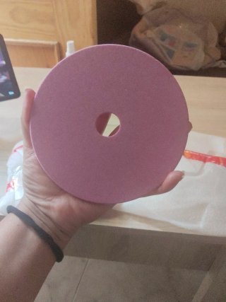 Disco de amolar rosa