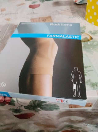 Rodillera Farmalastic Talla E Beige
