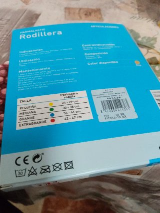 Rodillera Farmalastic Talla E Beige