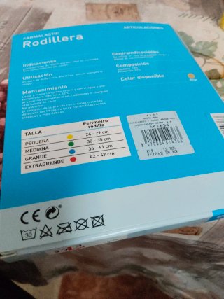 Rodillera Farmalastic Talla E Beige