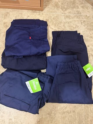 Pantalones de trabajo verano azul “velilla basic”