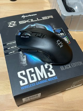 Ratón Sharkoon Skiller SGM3 Negro