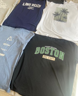 Lote 5 Camisetas Talla M Unisex Varias Marcas