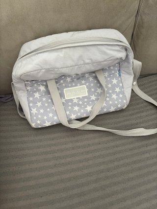 Bolso canastilla bebé estrellas