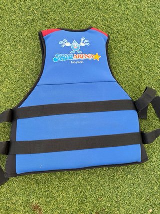 Chaleco salvavidas niño neopreno azul y rojo