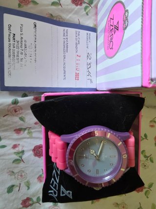 Orologio ZZERO donna fuxia e viola