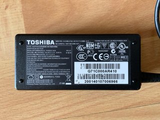Caricabatterie Toshiba 45W PA3822U-1ACA Originale