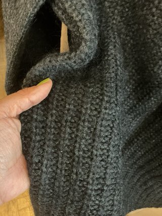 Cárdigan CAROLL Lana Gris Talla M