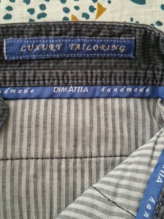 Pantalone uomo lungo cotone avio
