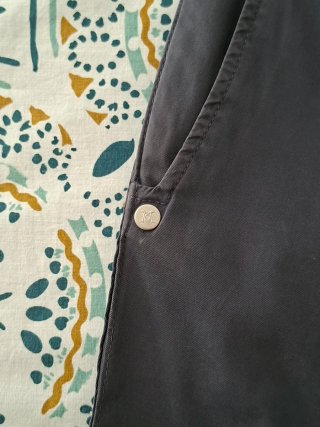 Pantalone uomo lungo cotone avio