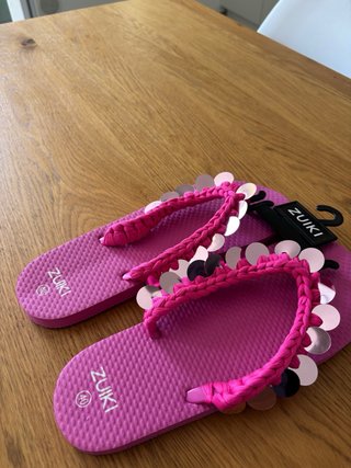 Infradito ZUKI uncinetto rosa taglia 40