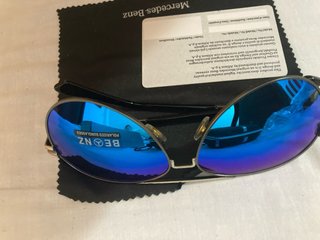 Gafas de sol Mercedes Benz aviador azules