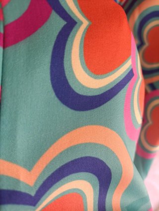 Vestido sin mangas estampado