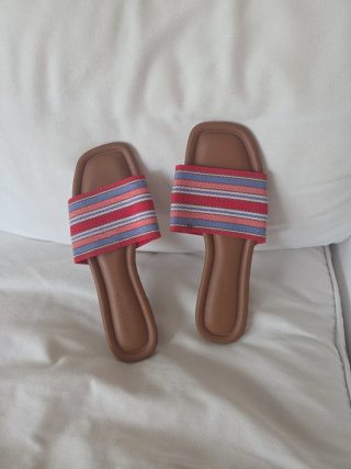 Sandalias Primark Tiras Rayas Multicolor