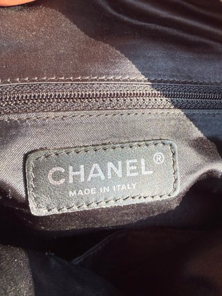 Borsa Chanel Vera Pelle e Velluto Nera
