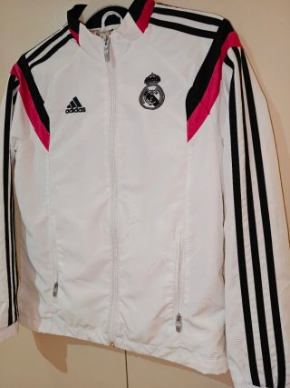 Sudadera Real Madrid Adidas Blanca y Rosa