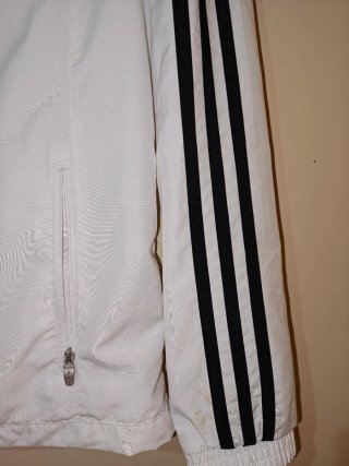 Sudadera Real Madrid Adidas Blanca y Rosa