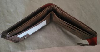 Cartera estilo billete 100 dólares