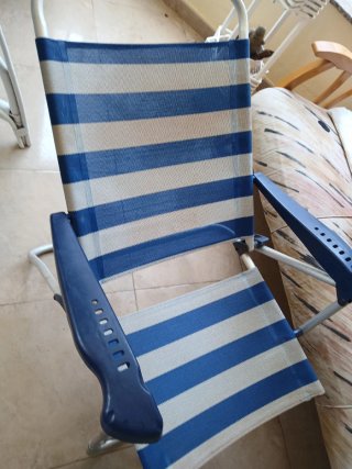 Silla de playa 4 posiciones reparada