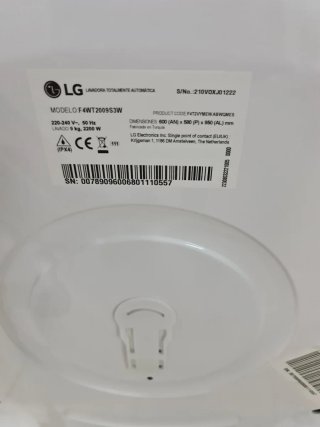 Lavadora LG A+++