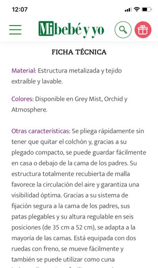 Minicuna Chicco Next 2 Me Pop Up Gris