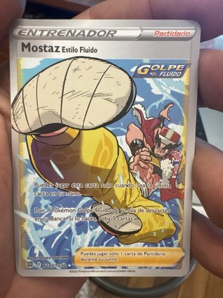 Carta Pokémon Mostaz Estilo Fluido TG27/TG30