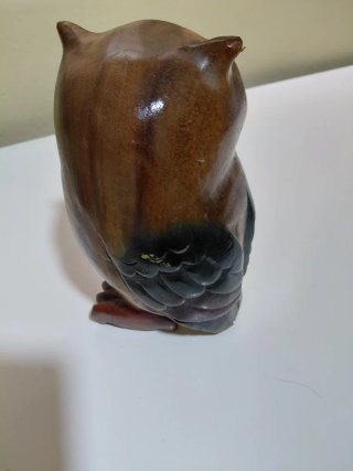 Figura de oso de madera maciza