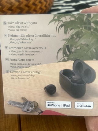Auriculares Echo Buds Amazon Negro
