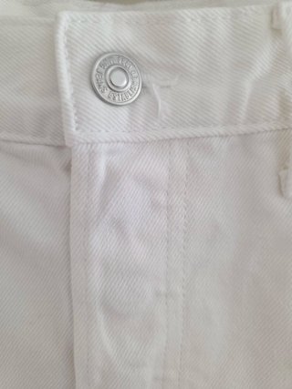 Falda mini vaquera blanca Mango