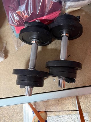 Mancuernas de gimnasio