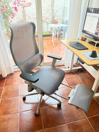 Silla Oficina Ergonómica Reposapiés