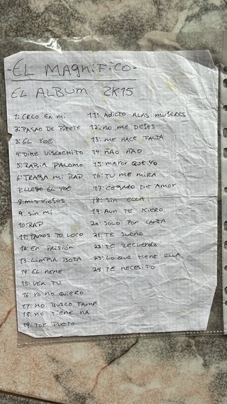 Álbum El Magnífico 2K15 - Canciones Originales