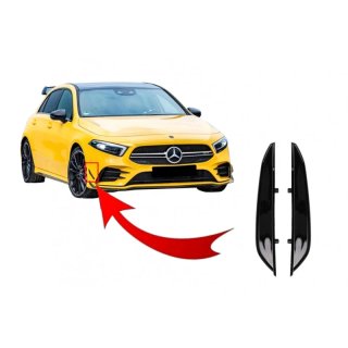 Canards delanteros para Mercedes Clase A W177 Negr